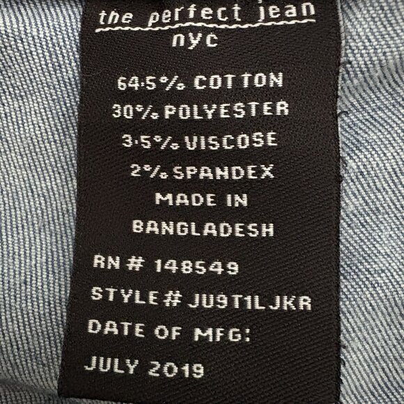 THE PERFECT JEAN NYC Stretch Slim Fit Jeans Mens 30X30 (Actual 31x29) Light Blue - Picture 12 of 13